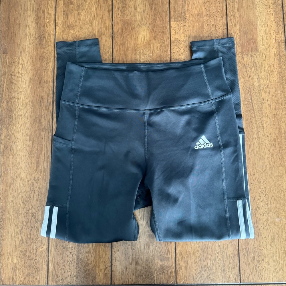 NWOT Adidas Women’s Primegreen Aeroready Charcoal Leggings